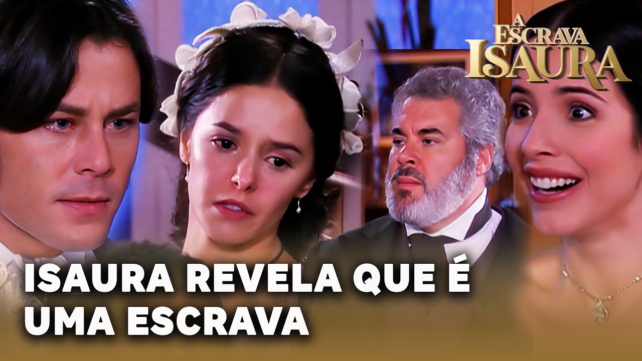 A ESCRAVA ISAURA: Isaura revela que é escrava após ameaça de caçadores em baile