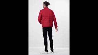 Full Sleeve Solid Quilted Jacket Full Sleeve Solid Men Quilted Jacket