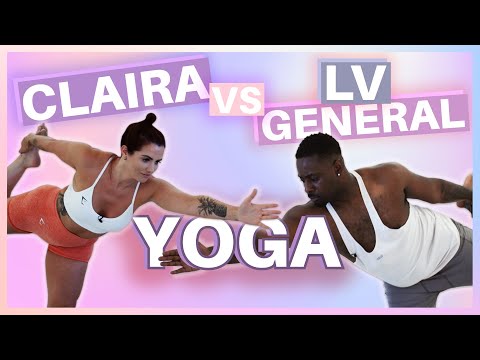 'My balls' - TRYING YOGA WITH LV GENERAL - Couples yoga