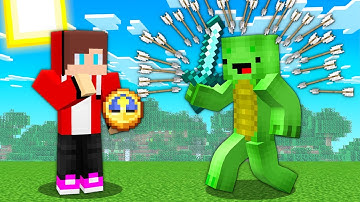 JJ en Mikey Time Freezer Speedrunner VS Hunter in Minecraft - Maizen Mizen JJ Mikey
