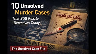 10 Unsolved Murder Cases That Still Puzzle Detectives Today :The Unsolved Case File