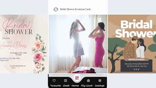 Bridal Shower Invitation Card Maker App screenshot 2
