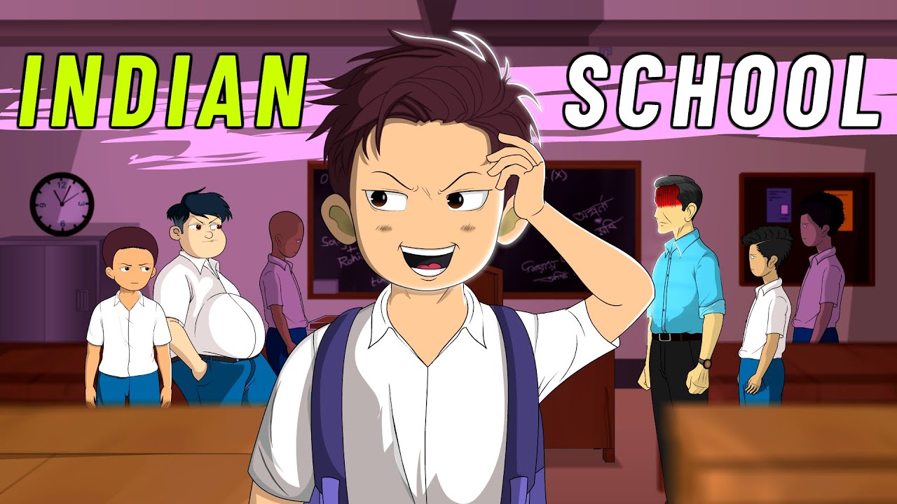 INDIAN SCHOOL | Funny Storytime Animation