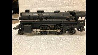 LIONEL 244 / EBAY $ 5 / UNBOXING / RUNNING AND SMOKING