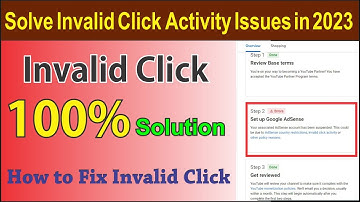 Solve Invalid Click Activity Issues in 2023 | invalid Click100% Solution | How to Fix Invalid Click