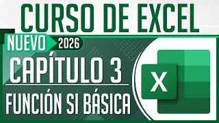 Nuevo Curso de Excel - Capítulo 3, Función Si Básica 🎓 Dostin Hurtado