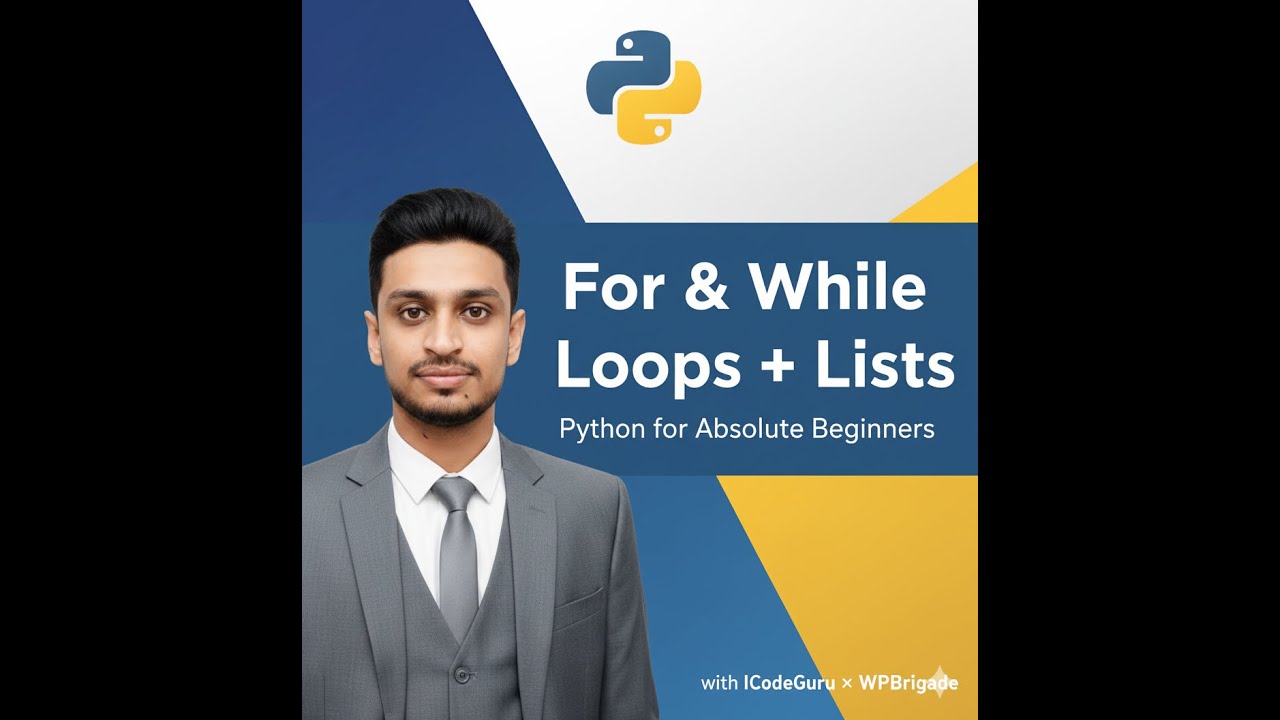 Master Python Loops and Lists in One Video | Python for Beginners - YouTube