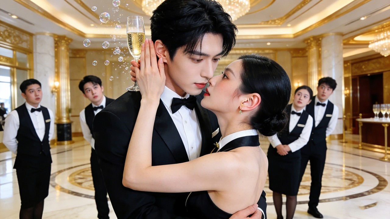 Pelayan itu menjatuhkan pria yang mengganggunya; CEO dingin tersenyum, merasa ia lucu.