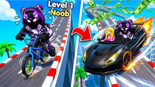 Starting Over as NOOB with OP SECRET in Drive Car and Slide! (Roblox) screenshot 4