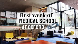 WEEK IN THE LIFE of a Medical Student at Oxford | first week of term (vlog)