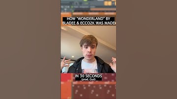HOW “WONDERLAND” BY BLADEE & ECCO2K WAS MADE (IN 30 SECONDS)🌈🌈🌈