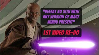 “Defeat 50 Sith with any version of Mace Windu present”