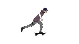 Skateboarding Animation Process