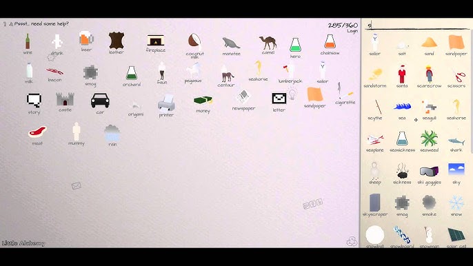 Little Alchemy Cheats - Walkthrough 360 Elements Part 8 