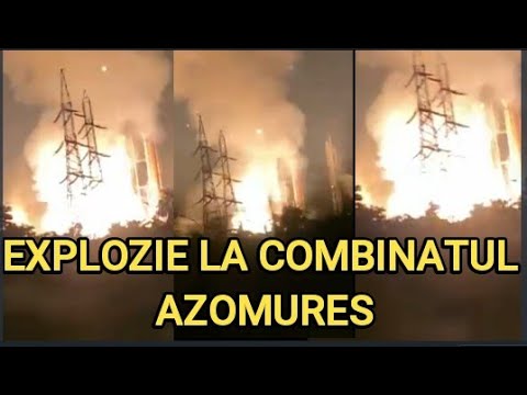 Explozie puternica la Combinatul Azomures din Tg Mures.