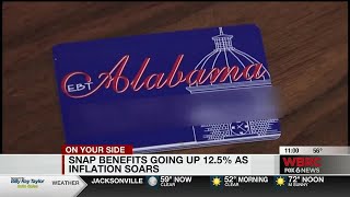 Snap benefits going up 12.5% as inflation soars