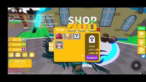 Got Ghost Class + 2 Gamepasses | Roblox Saber Simulator