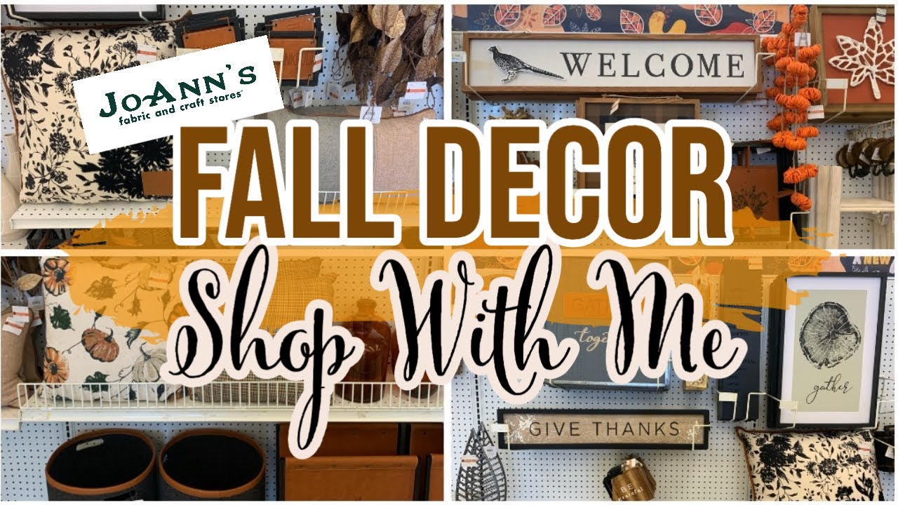 JOANN FABRIC FALL DECOR 2020 SHOP WITH ME YouTube