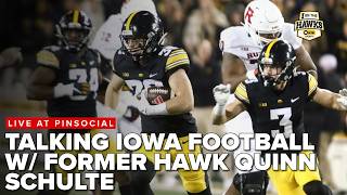 Live at PinSocial: I on the Hawks chats Iowa football with former Hawkeye Quinn Schulte