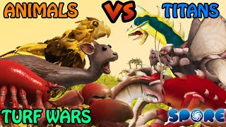 Animal vs Titan Turf War [S1] | SPORE