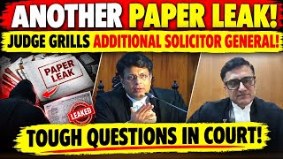 “ANOTHER PAPER LEAK” Judge Grills Additional Solicitor General | Shocking Courtroom Hearing