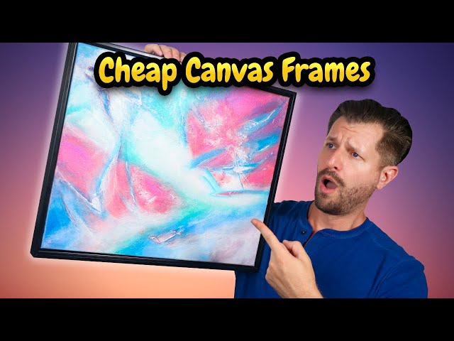 Metal Canvas Floater Frames Canvas Paintings Diy Canvas - Temu