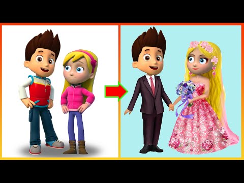 Video Ryder Paw Patrol And Katie Paw Patrol Get Married -... - YouTube