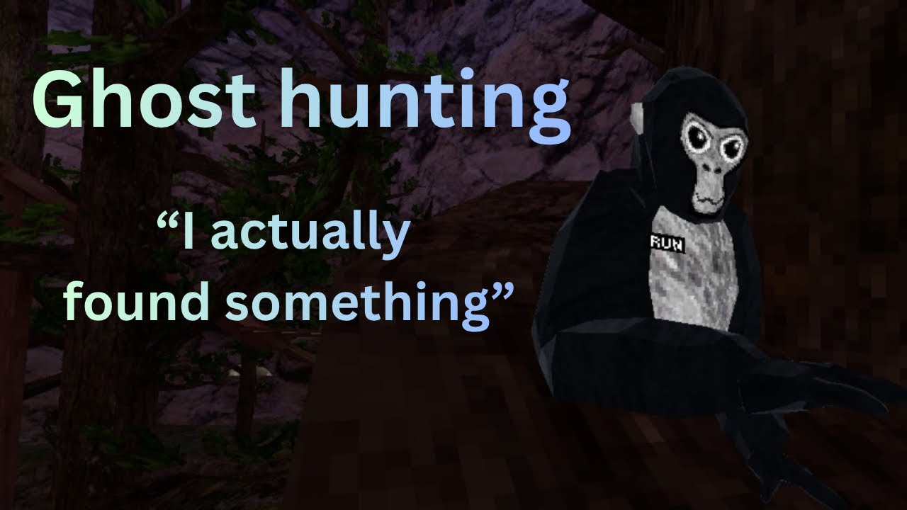 Ghost hunting in gorilla tag (I found something) - YouTube