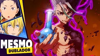 12 PERSONAGENS com a MESMA VOZ do Senku Ishigami | Dr. Stone