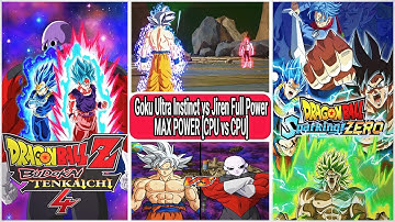 Goku Ultra Instinct vs Jiren Full Power 🔥 Sparking ZERO vs Budokai Tenkaichi 4 ⚔️ [CPU vs CPU] [4K]