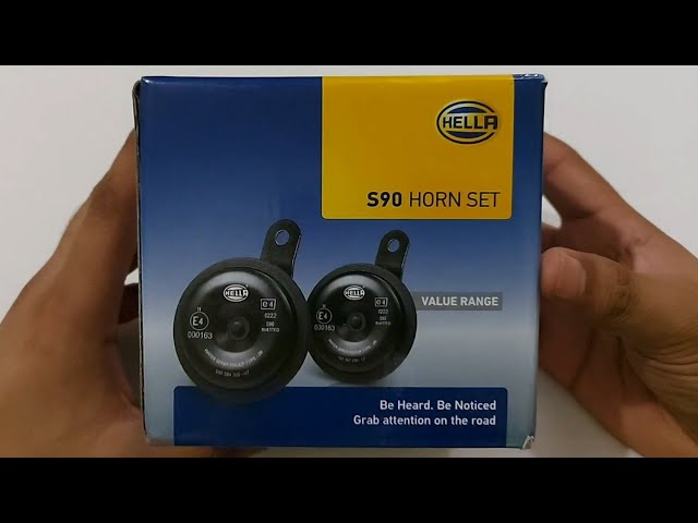 Hella 922100862 S90 Horn Set Unboxing And Sound Testing