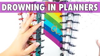 I HAVE TOO MANY HAPPY PLANNERS | HOW TO CREATE THE PERFECT PLANNER LINEUP | AVOID PLANNER OVERWHELM