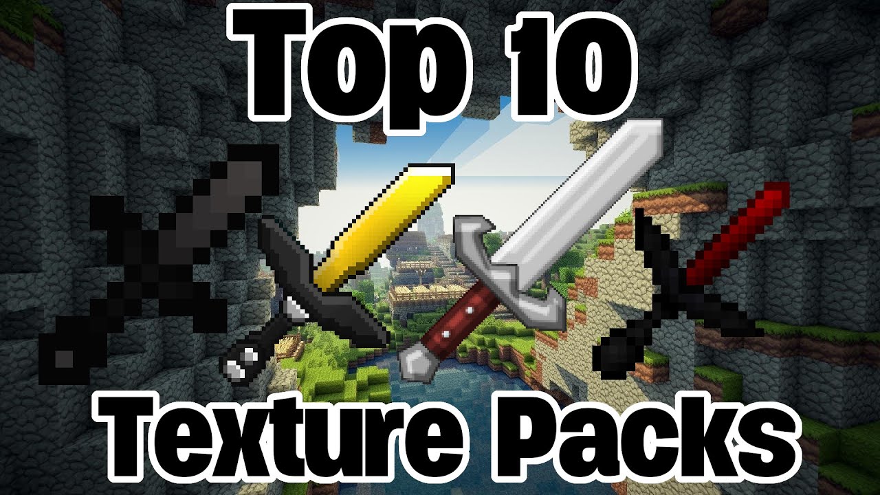 Top 10 MINECRAFT PVP TEXTURE PACKS l 1.8 - YouTube