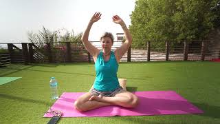 Квадрат дыхания на йога ретрите Yantra.lv