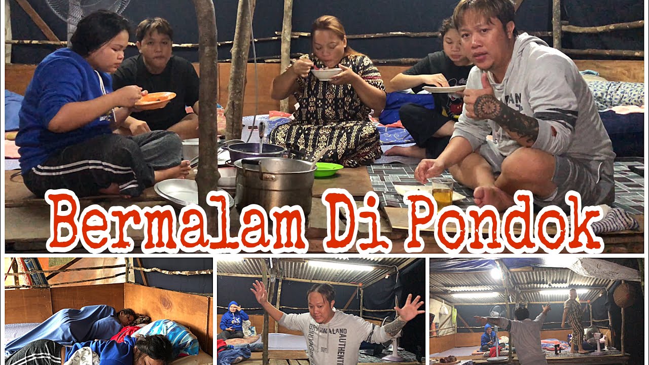 Bermalam Di Pondok Studio Seperti Zon Perang Dan Masak Salai Babi Sup Makan Tengah Malam.