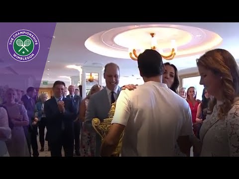 Roger Federer congratulated by family, fans and royalty after Wimbledon 2017 win
