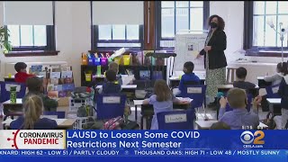LAUSD To Loosen COVID Restrictions Next Semester