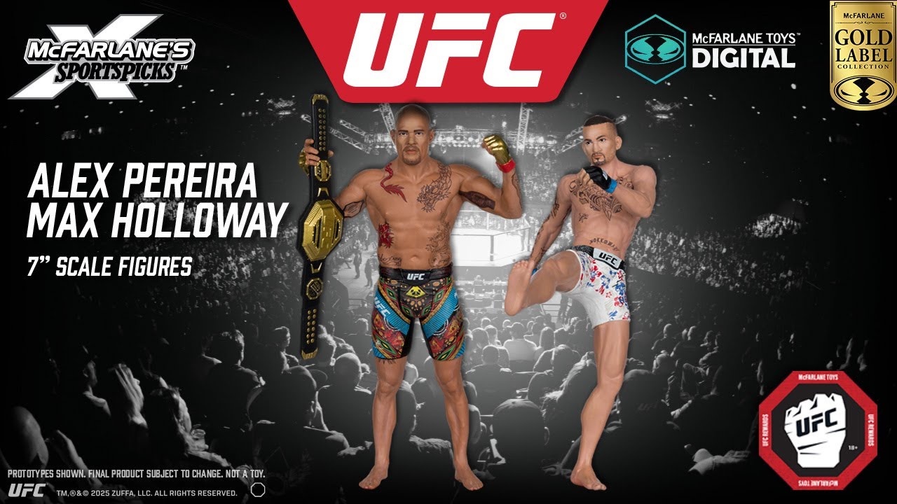 Alex Pereira/ Max Holloway (UFC) Gold Label Bundle (2) 7