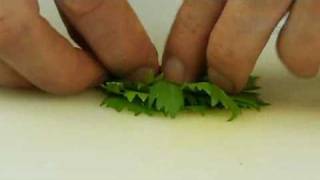 Corte en Chiffonade