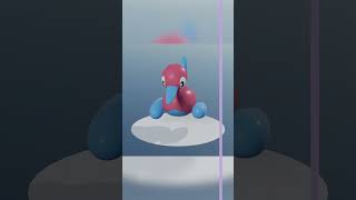 Pokemon · Porygon2 · 3D Model · Animation #art #animation #digitalart #3dmodeling #pokemon #porygon