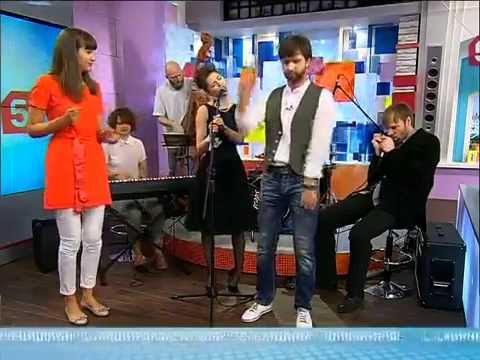 Джаз ретро квинтет "Ирис кис-кис" в программе "Утро на 5". 19.06.2015