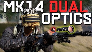 DUAL OPTICS MK14 - Tapping into the potential of the canted sight - PUBG