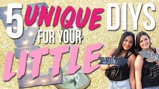 5 UNIQUE DIYS FOR YOUR SORORITY LITTLE