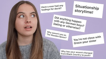 (finally) answering the questions i