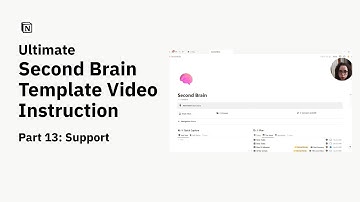 Final Words & Support - Ultimate Notion Second Brain Template Video Instruction