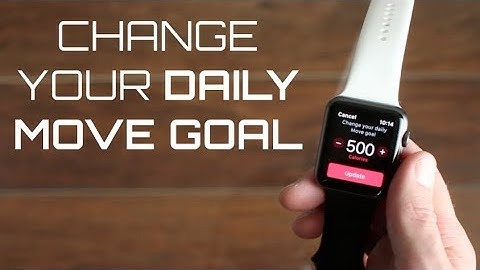 How to change your MOVE GOAL on your APPLE WATCH