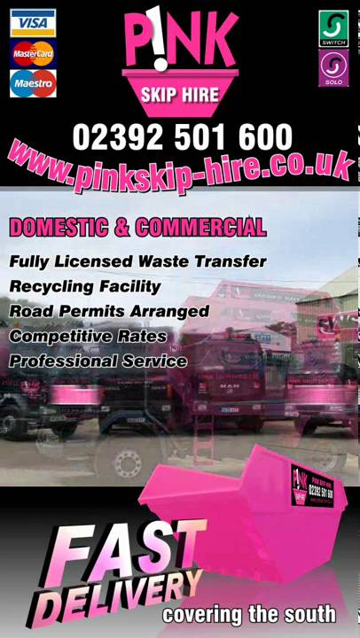 Pink Skip Hire - YouTube