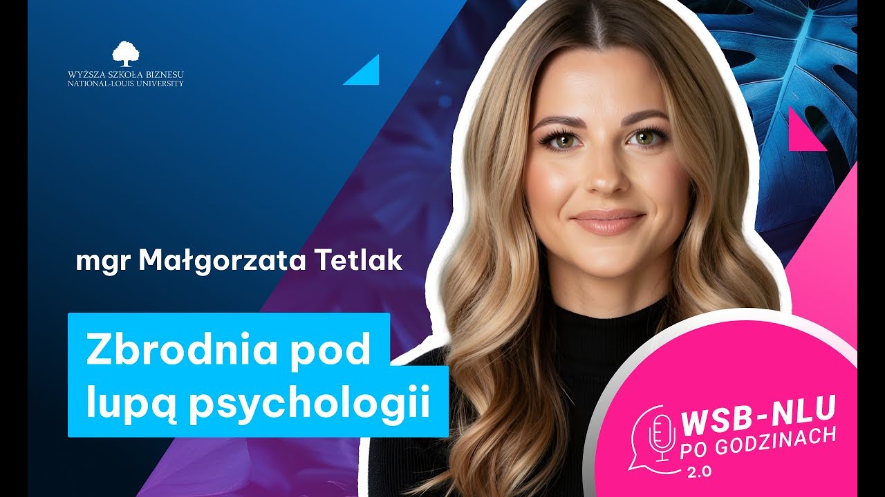 W umyśle przestępcy – co widzi profiler? Tłumaczy psycholożka mgr Małgorzata Tetlak 🎙️