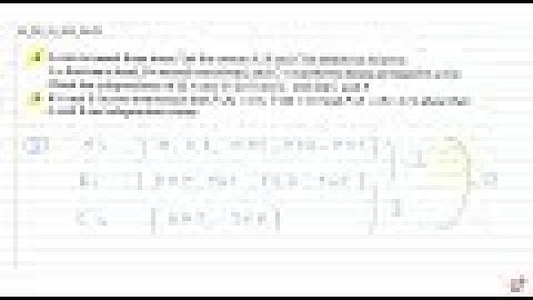 if `A` and `B` be two events such that `P(A)=1/4, P(B)=1/3` and `P(AuuB)=1/2,` show that `A` and...