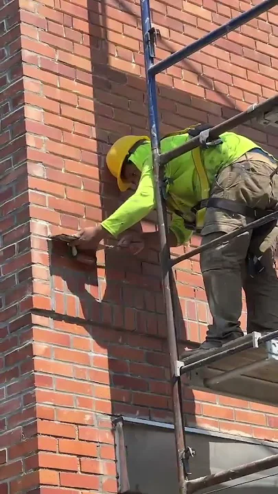 Brick pointing in Jamaica
